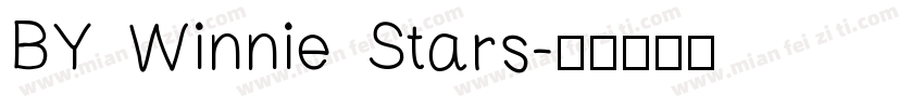 BY Winnie Stars字体转换